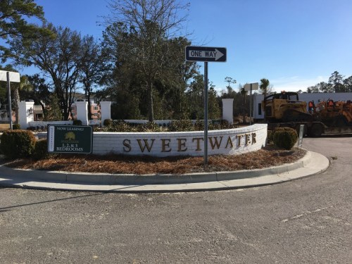 Sweetwater dimensional lettering